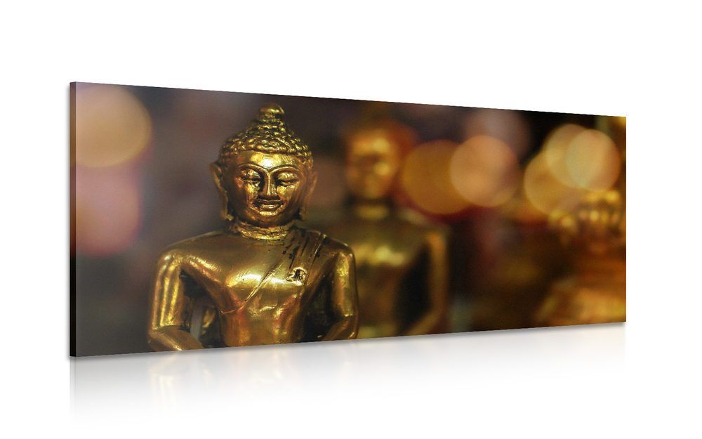 Obraz Budha s abstraktným pozadím - 120x60