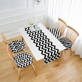Set 4 ks sedákov a behúňa na stôl – Mila Home