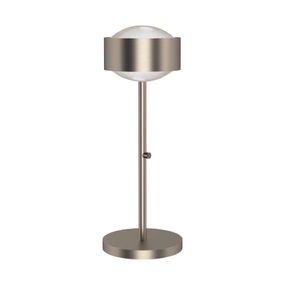 Top Light Puk Maxx Eye Table LED 37 cm šošovka matná, nikel, Obývacia izba / jedáleň, hliník, zinok, sklo, 10W, K: 37cm