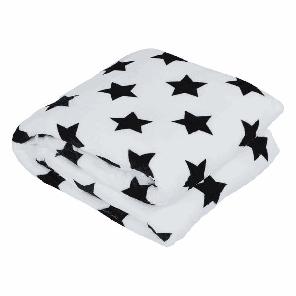 Obojstranná baránková deka, vzor hviezdy, 150x200, SEOLA