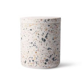 HK living Úložná dóza s viečkom Terrazzo