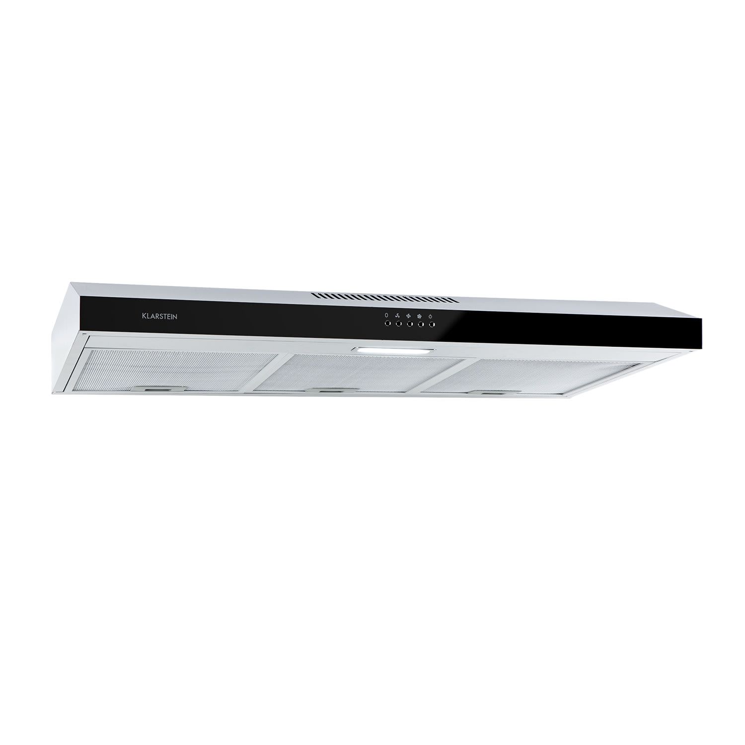 Klarstein Contempo 90, digestor, 175 m³/hod., LED, ušľachtilá oceľ, akryl, čierny