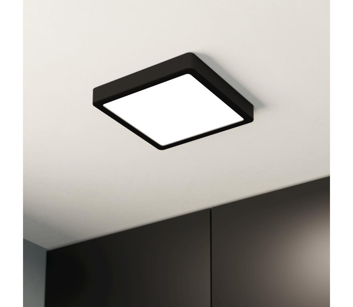 Eglo 900644 - LED Kúpeľňové stropné svietidlo FUEVA LED/17W/230V IP44 čierna