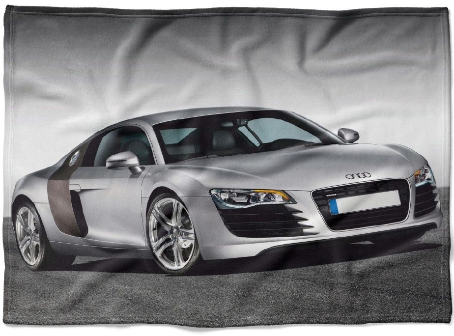 Deka Strieborné audi  (Rozmer: 200 x 140 cm, Podšitie baránkom: NE)