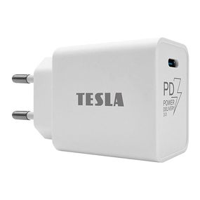 TESLA Electronics - Rychlonabíjací adaptér 20W biela