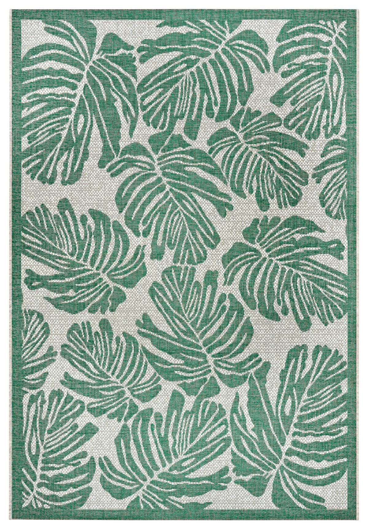 NORTHRUGS - Hanse Home koberce Kusový koberec Jaffa 105242 Emerald green Cream - 70x200 cm
