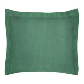 DomTextilu Jednofarebná bavlnená zelená obliečka na vankúš NOVA COLOR 70x90 cm Zelená 39357-208784