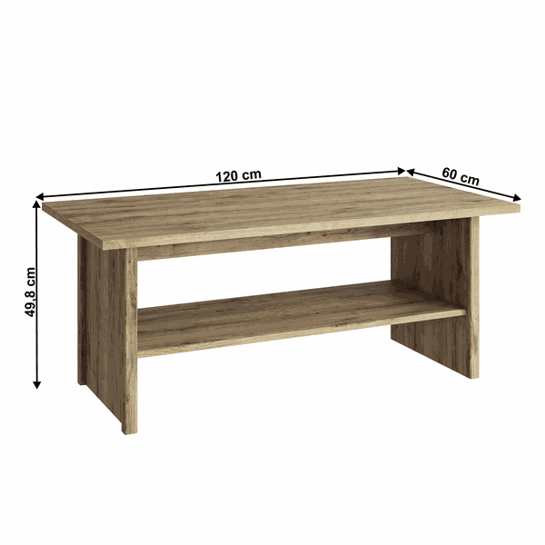 Konferenčný stolík 120, dub navarra, DORSI