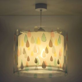Dalber Color Rain detská závesná lampa, Detská izba, plast, E27, 60W, K: 25cm