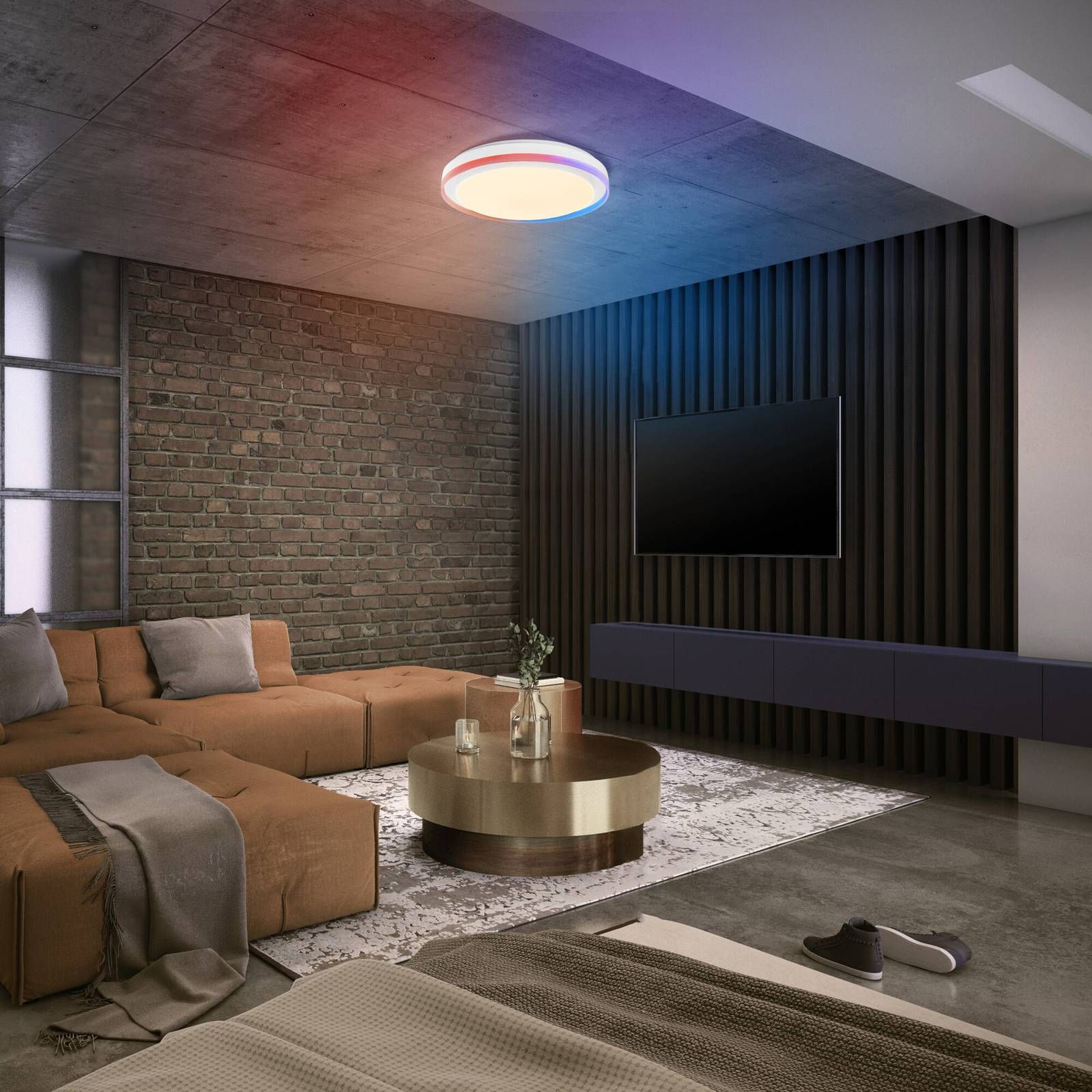 LEDVANCE SMART+ WiFi Orbis Zest svetlo RGBW biela, Obývacia izba / jedáleň, oceľ, plast, 38W, K: 10cm