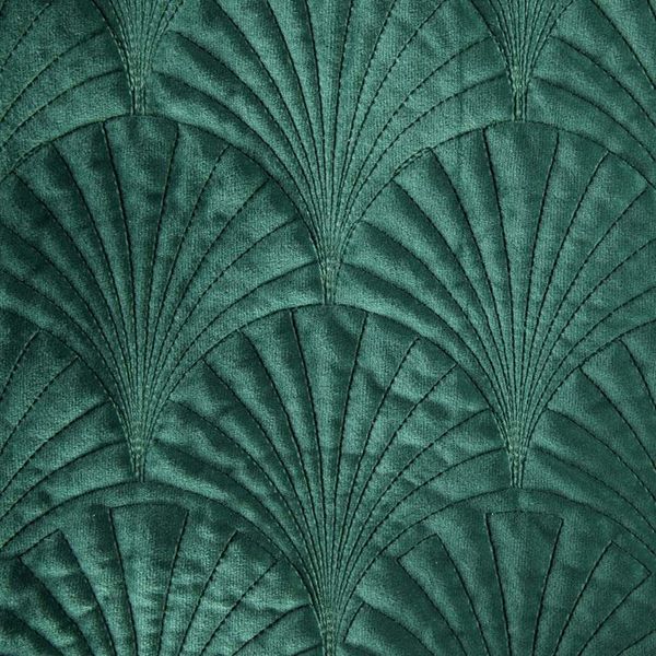 DomTextilu Zelený dekoračný prehoz na manželskú posteľ s prešívaním Šírka: 220 cm | Dĺžka: 240 cm 28542-154531