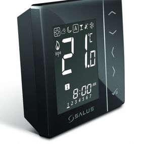 Salus VS20BRF bezdrôtový digitálny termostat čierny