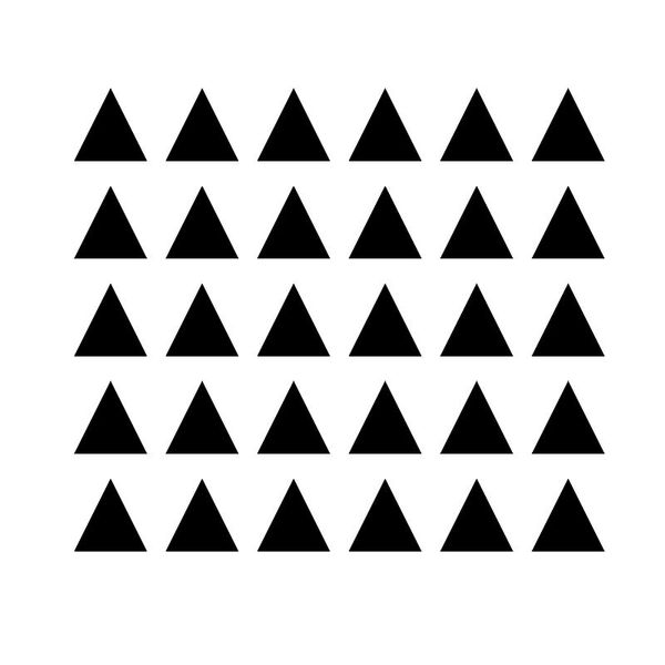 Pieris design Trojuholníky - sada nálepiek na stenu limetková