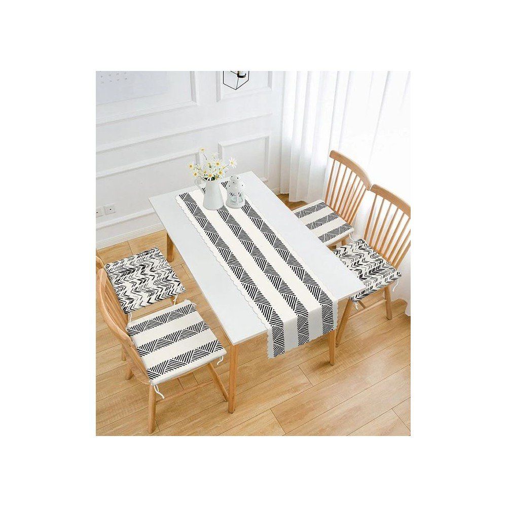 Set 4 ks sedákov a behúňa na stôl – Mila Home