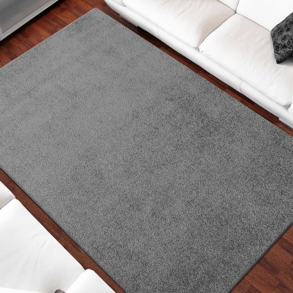 DomTextilu Jednofarebný koberec sivej farby 26659-154796