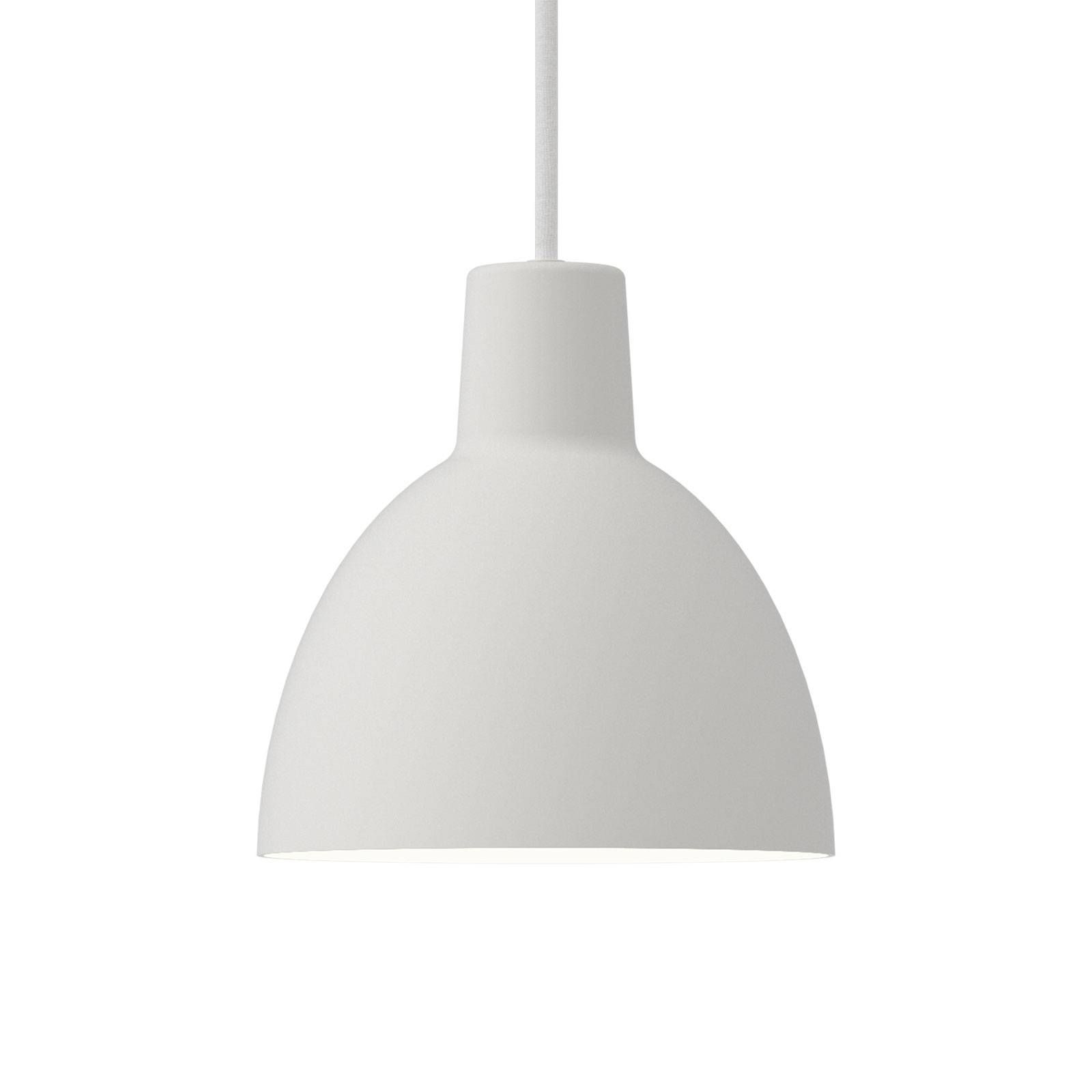 Louis Poulsen závesná lampa Toldbod 170, biela, Obývacia izba / jedáleň, hliník, E14, 4W, K: 17.3cm