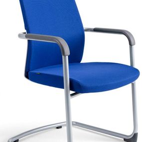 OFFICE PRO bestuhl -  OFFICE PRO bestuhl Konferenčná rokovacia stolička JCON WHITE modrá