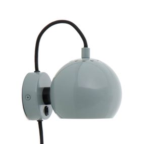 FRANDSEN Ball Magnet nástenné svietidlo mätová, Obývacia izba / jedáleň, kov, E14, 25W, L: 12 cm