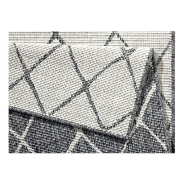 Sivo-krémový vonkajší koberec NORTHRUGS Malaga, 200 x 290 cm