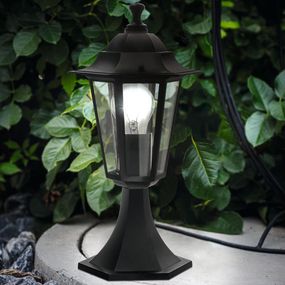 EGLO 22472 - Vonkajšia lampa LATERNA 4 1xE27/60W čierna IP44