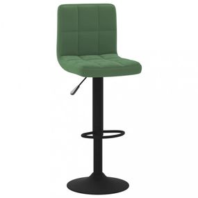 Barová stolička zamat / kov Dekorhome Tmavo zelená