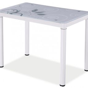 Signal Jedálenský stôl Damar 80x60 Farba: Biela