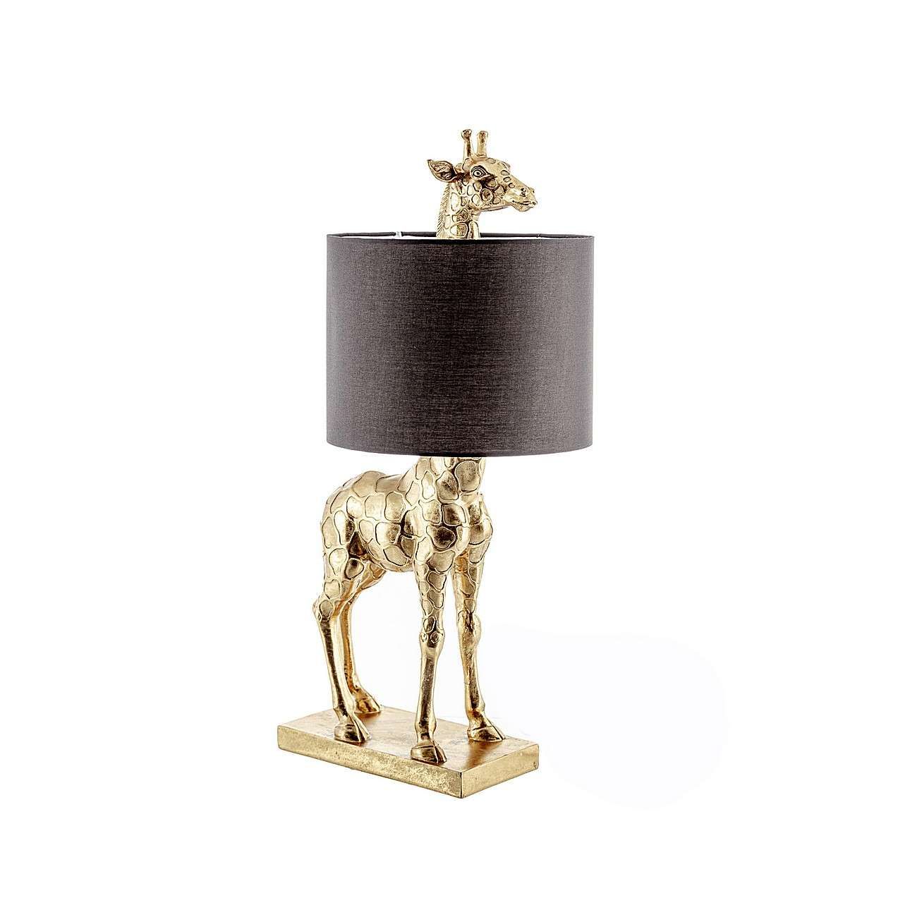 Dekoria Lampa stolová Gold Giraffe 70cm, 28 x 35 x 70 cm 