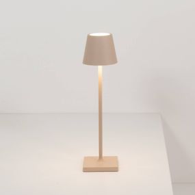 Zafferano Poldina micro lampa IP65 piesková, Obývacia izba / jedáleň, hliník, polykarbonát, 1.6W, K: 27.5cm