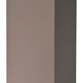Plust - Dizajnový kvetináč KUBE HIGH, 40 x 40 x 70 cm - svetlohnedý