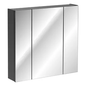 Kúpeľňová skrinka so zrkadlom Monako 841 2D sivá