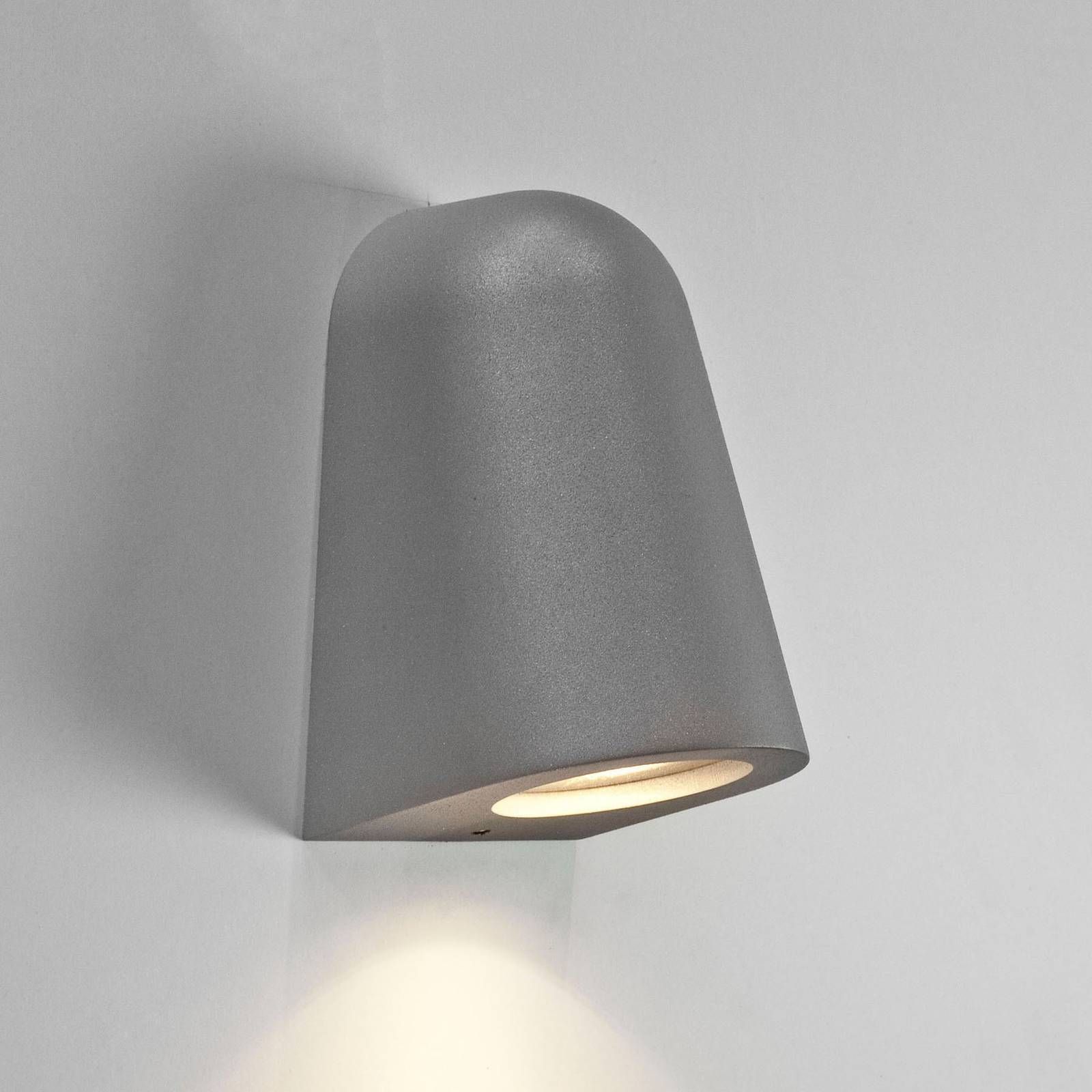 Astro Mast Light vonkajšie nástenné svietidlo sivé, hliník, GU10, 35W, L: 8.5 cm, K: 13.5cm