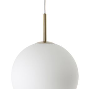 FRANDSEN - Závesná lampa Ball Glass, 18 cm, matná biela