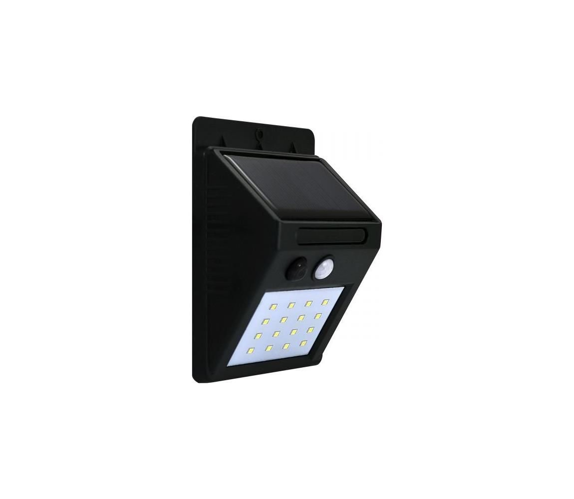 LED Solárne nástenné svietidlo so senzorom LED/2,2W IP44