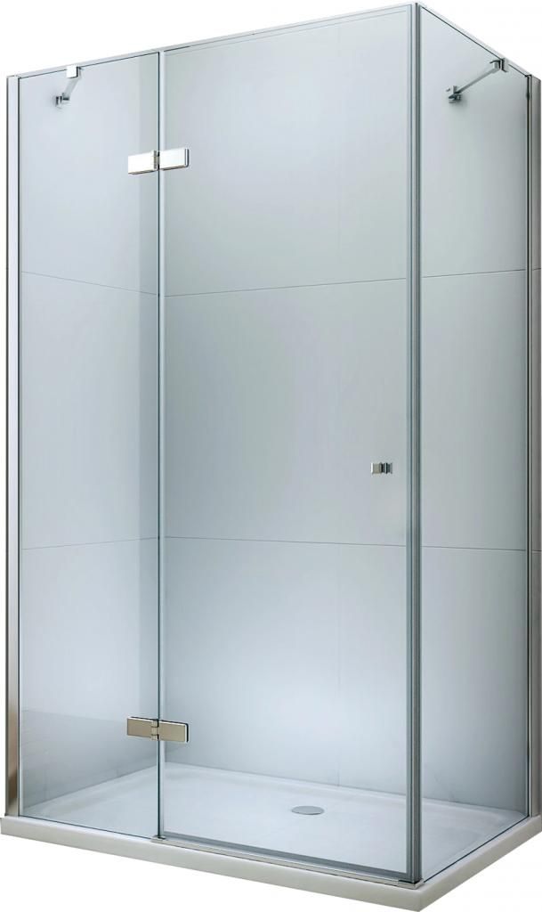 MEXEN/S - ROMA sprchovací kút 100x90 cm, transparent, chróm 854-100-090-01-00