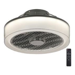 Rabalux - LED Stmievateľné stropné svietidlo s ventilátorom LED/30W/230V + DO