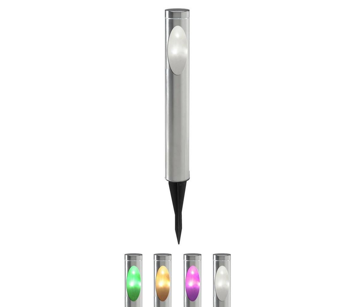 LED Solárne svietidlo so senzorom TOGO RGB LED/1,2V IP44