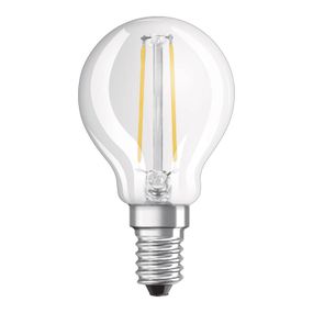OSRAM kvapková LED E14 2, 8W teplá biela číra, E14, 2.8W, Energialuokka: F, P: 7.8 cm