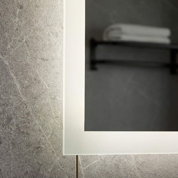 Aquamarin Kúpeľňové zrkadlo s LED osvetlením, 80 x 60 cm