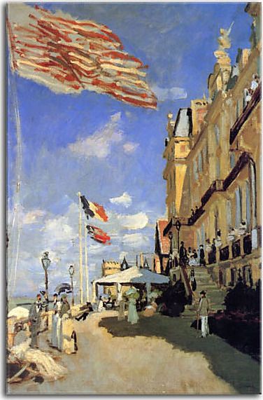 Obraz Claude Monet - The Hotel des Roches Noires at Trouville zs17737