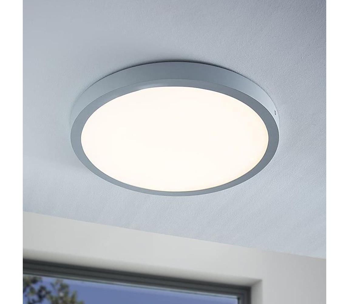 Eglo 97263 - LED Stropné svietidlo FUEVA 1 1xLED/25W/230V strieborná okrúhly 2500 lm