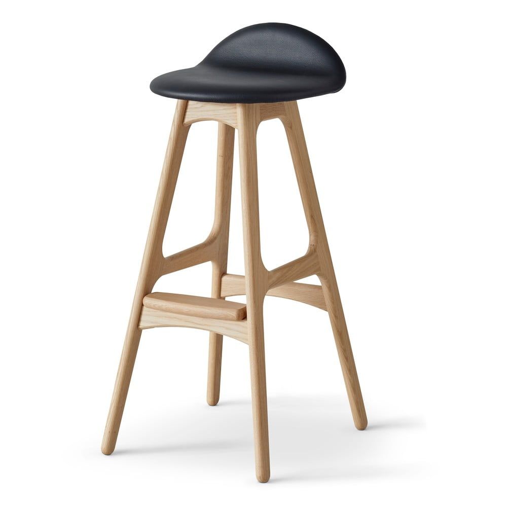 Kožená otočná barová stolička 86 cm Buck – Hammel Furniture