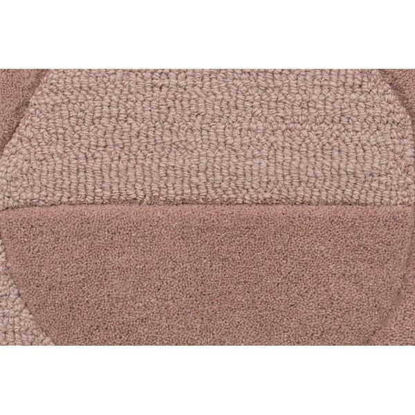 Ružový koberec z vlny Flair Rugs Gigi, 160 × 230 cm