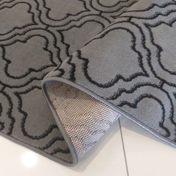 DomTextilu Moderný sivý koberec v škandinávskom štýle 17592-128977