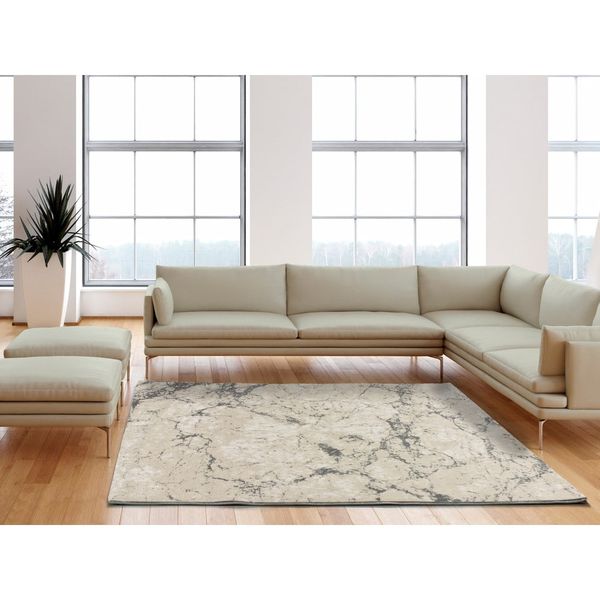 Šedo-béžový koberec 200x140 cm Sensation - Universal