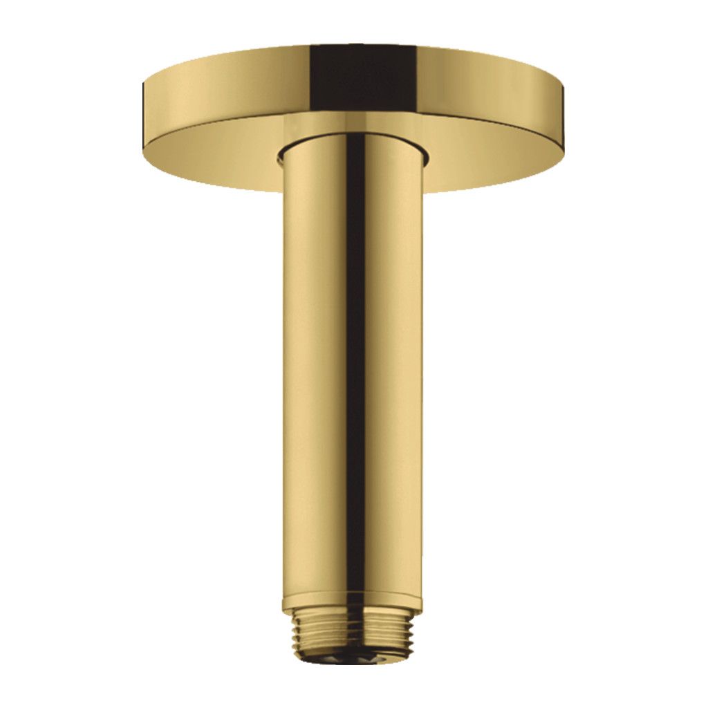 Hansgrohe - Stropné rameno S 10 cm, leštený vzhľad zlata 27393990