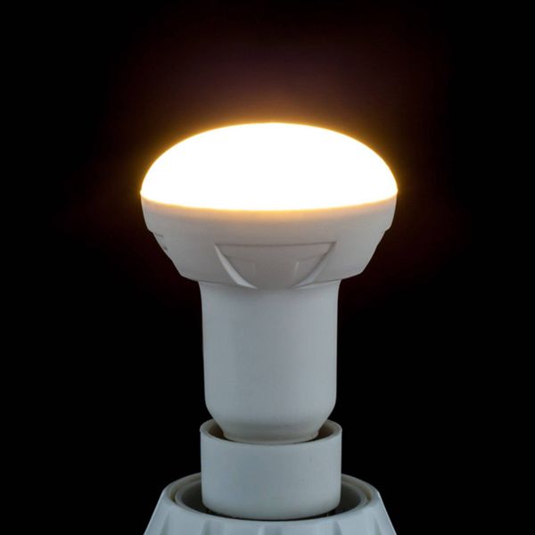 Lindby E14 4, 9W 830 LED reflektor žiarovka R50 teplá 120°, plast, E14, 4.9W, Energialuokka: F, P: 8.7 cm
