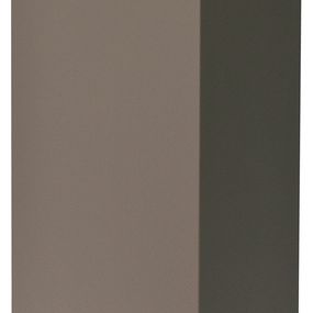 Plust - Dizajnový kvetináč KUBE TOWER, 30 x 30 x 90 cm - svetlohnedý