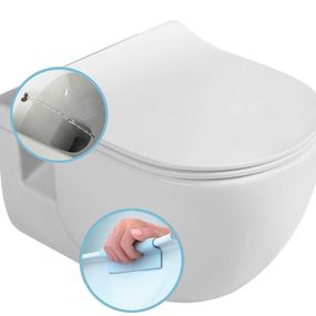 Brilla 100612 závesné WC rimless s bidetovou sprškou