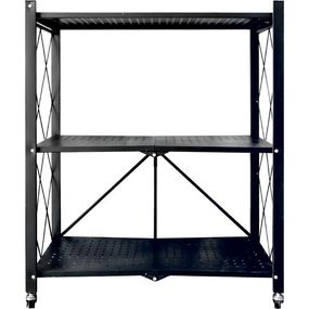 Regál Racks RAW3T, kovový, 3 police, 0870x720x340 mm, max. 50 kg/polica, prenosný, na kolieskach