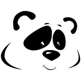 Šablóna na maľovanie - Panda D110